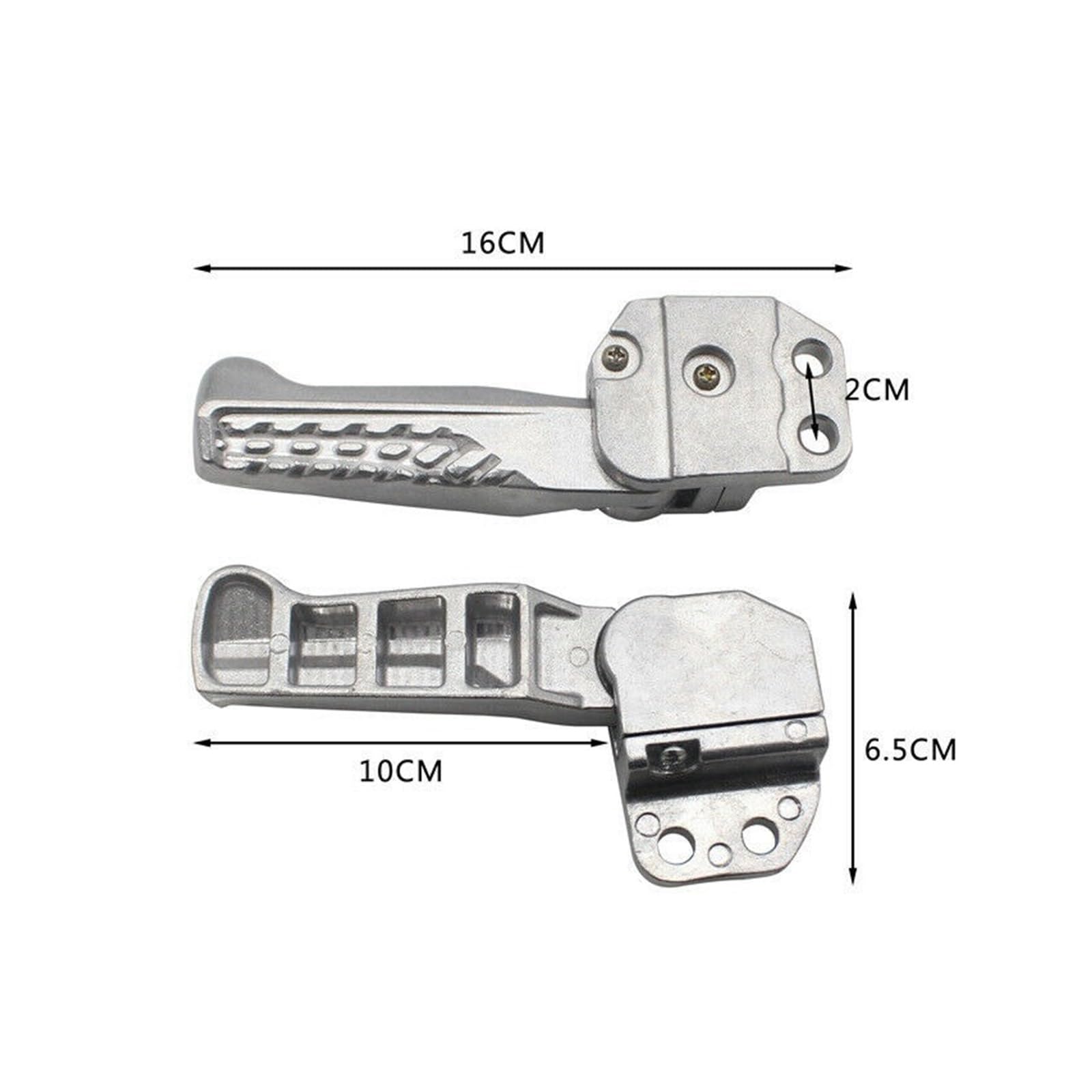 Pedal Descanso Motocicleta Estriberas Universales Modificadas para Motocicleta Estriberas para Reposapiés Jinete Estriberas para Pedal Pedal Antideslizante Pedales