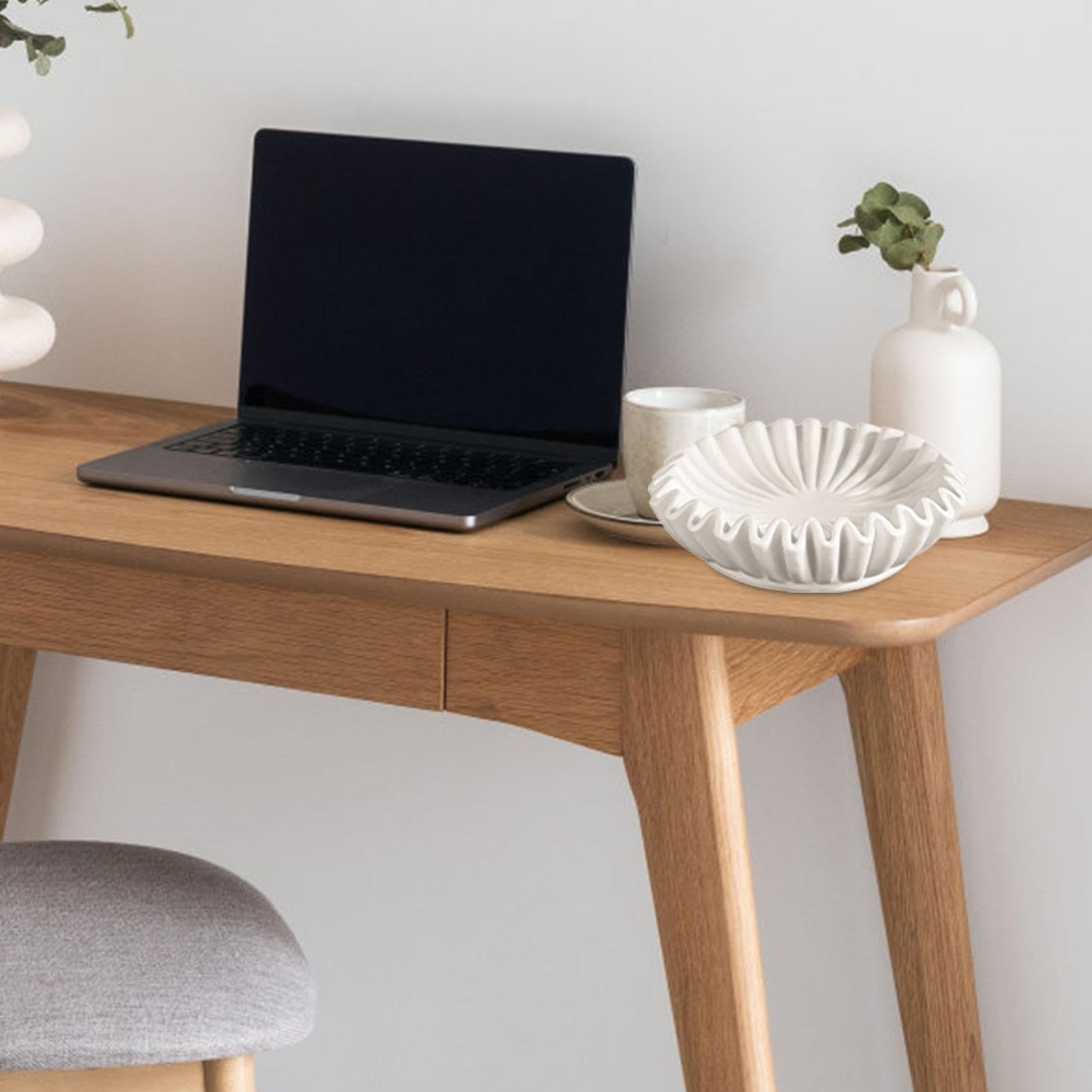 Cuenco de cocina rústico | Decoración de cuenco de mármol | Decoración antigua de resina, elegante accesorio de mármol para el hogar y mejora de decoración de cocina rústica, accesorio de mármol para
