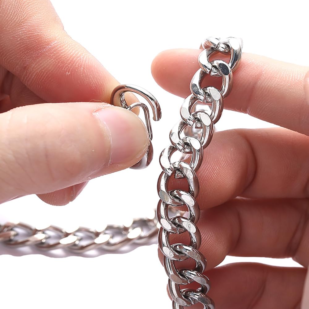 12 Moschettoni A S Antifurto - Clip Per Zaini, Chiavi, Attivit&agrave; Outdoor