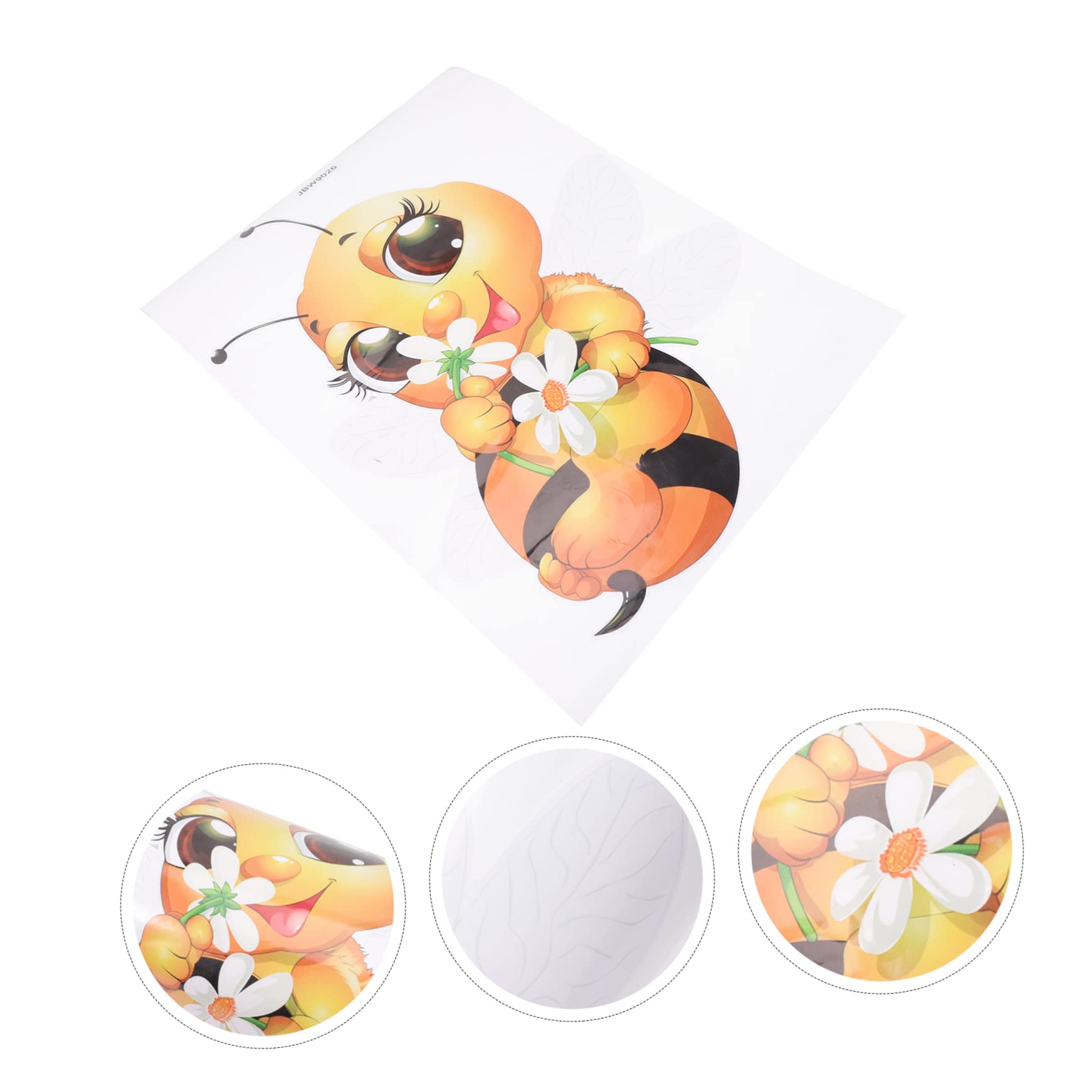 Toddmomy 5 Pegatinas De Pared Con Dibujos De Abejas Para Bebés Y Niñas Para Decoración De Dormitorio Guardería Animales Decoración De Habitación Pegatinas De Dibujos Animados