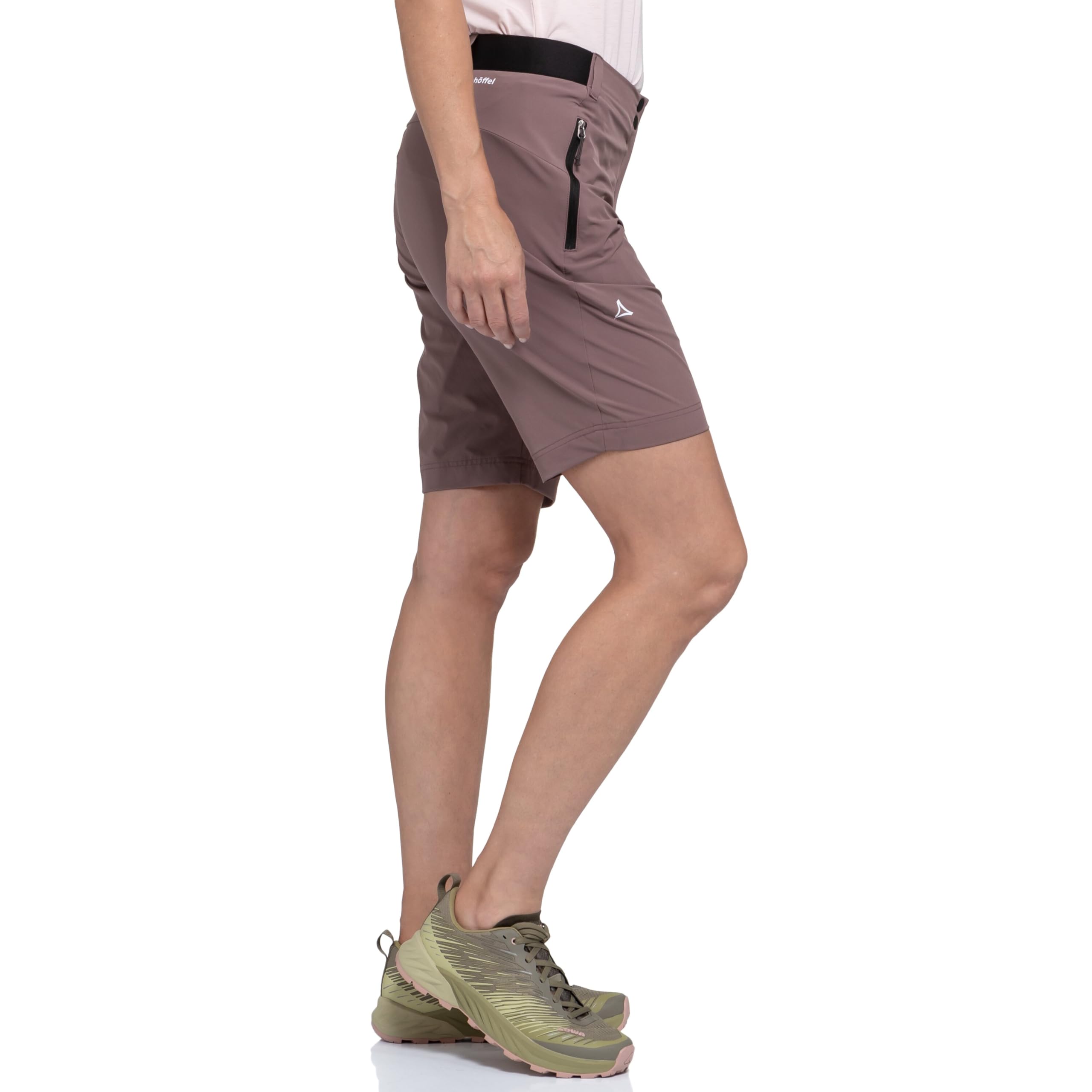 Schöffel Damen Shorts Style Blaustein WMS, leichte Wanderhose mit 4-Wege-Stretch, kurze Hose aus recyceltem Material, schnell trocknend mit legerer Passform