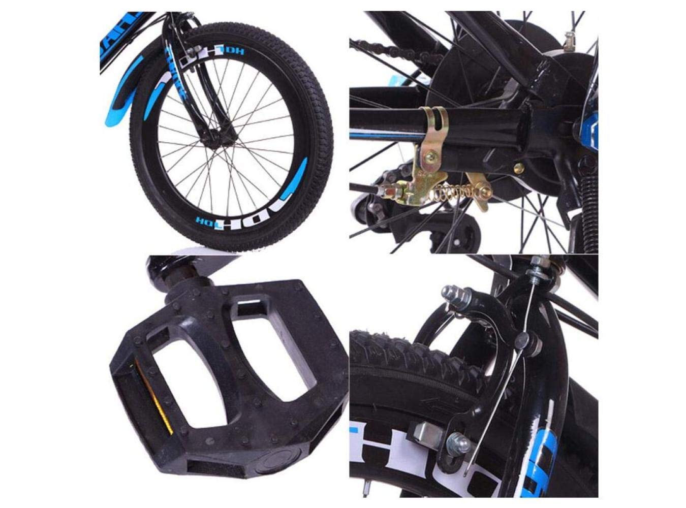 Vélo de Montagne Unisexe vélo de Montagne à Vitesse Unique u200b u200b18 Pouces 20 Pouces 22 Pouces 24 Pouces vélo de Ville étudiant Enfant banlie