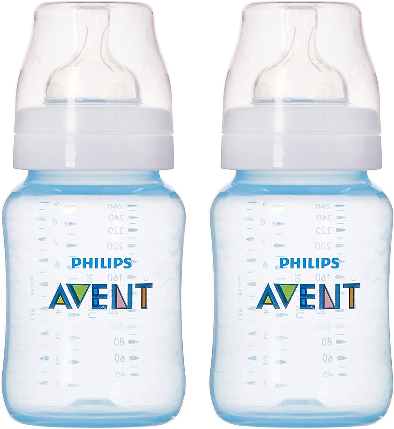 Philips Avent Scf565/62 Classic PlUS Slow Flow Baby Bottle, 260Ml, Pack Of 2