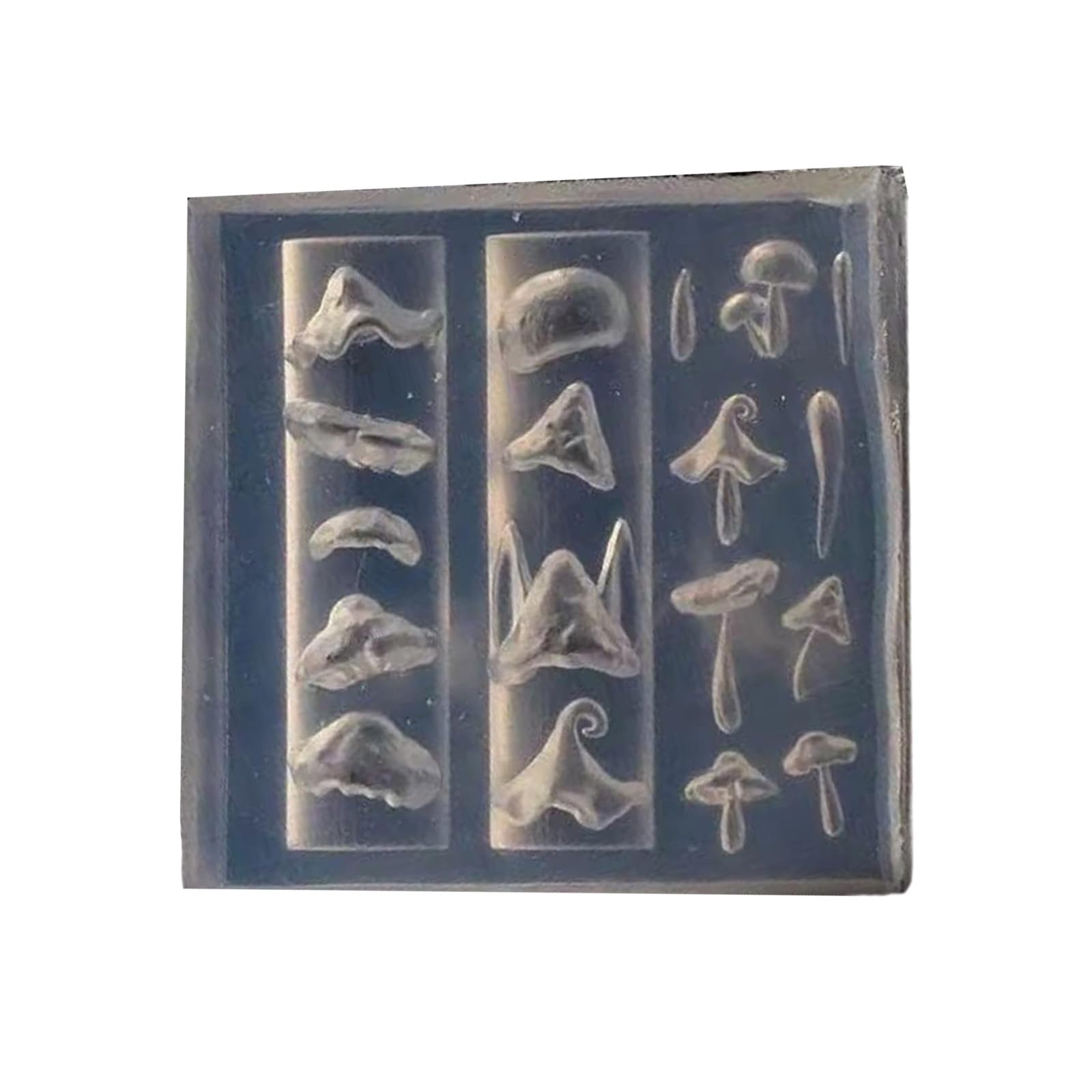 Maxtonser Silicone Nails Art Mold Accessory Delicate Shape 3D Nails Decorative Mold Silicone Texture for Various Nails Types