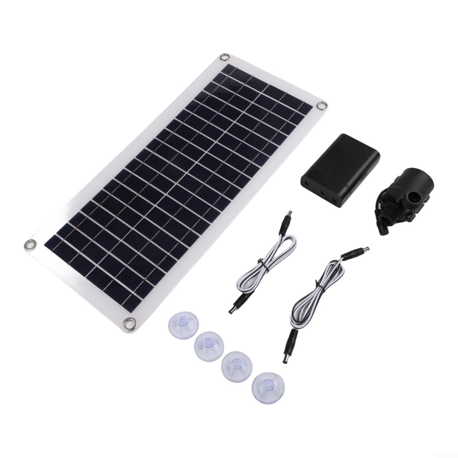 Pompa dell'acqua solare 800L/h con pannello da 10W, DC 12V Pompa per laghetto silenziosa senza spazzole per laghetto di pesci Giardino Fontana Decorazione Facile Installazione