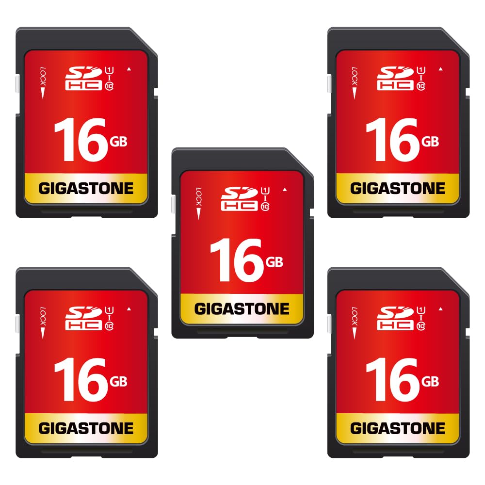 Amazon.co.jp|【5年保証】GIGASTONE 16GB SDカード 5個セット SDHC UHS