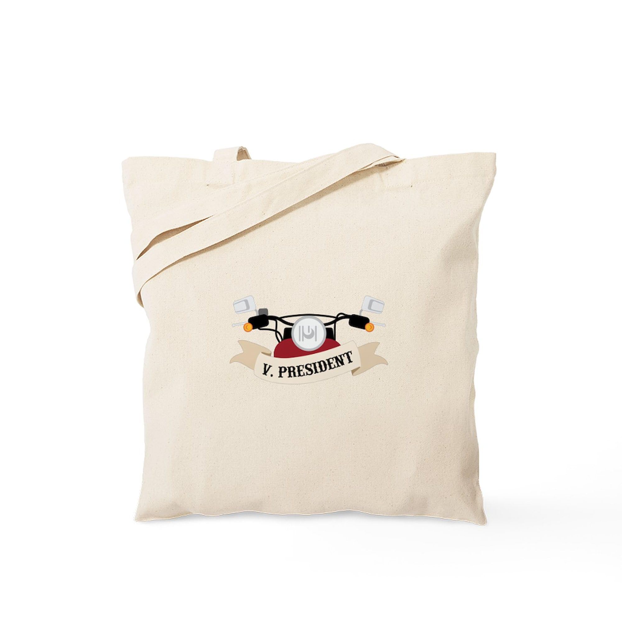 CafePress "He's Your President" Tote Bag - Natural Canvas Reusable Shopping Bag, Two Sizes Available