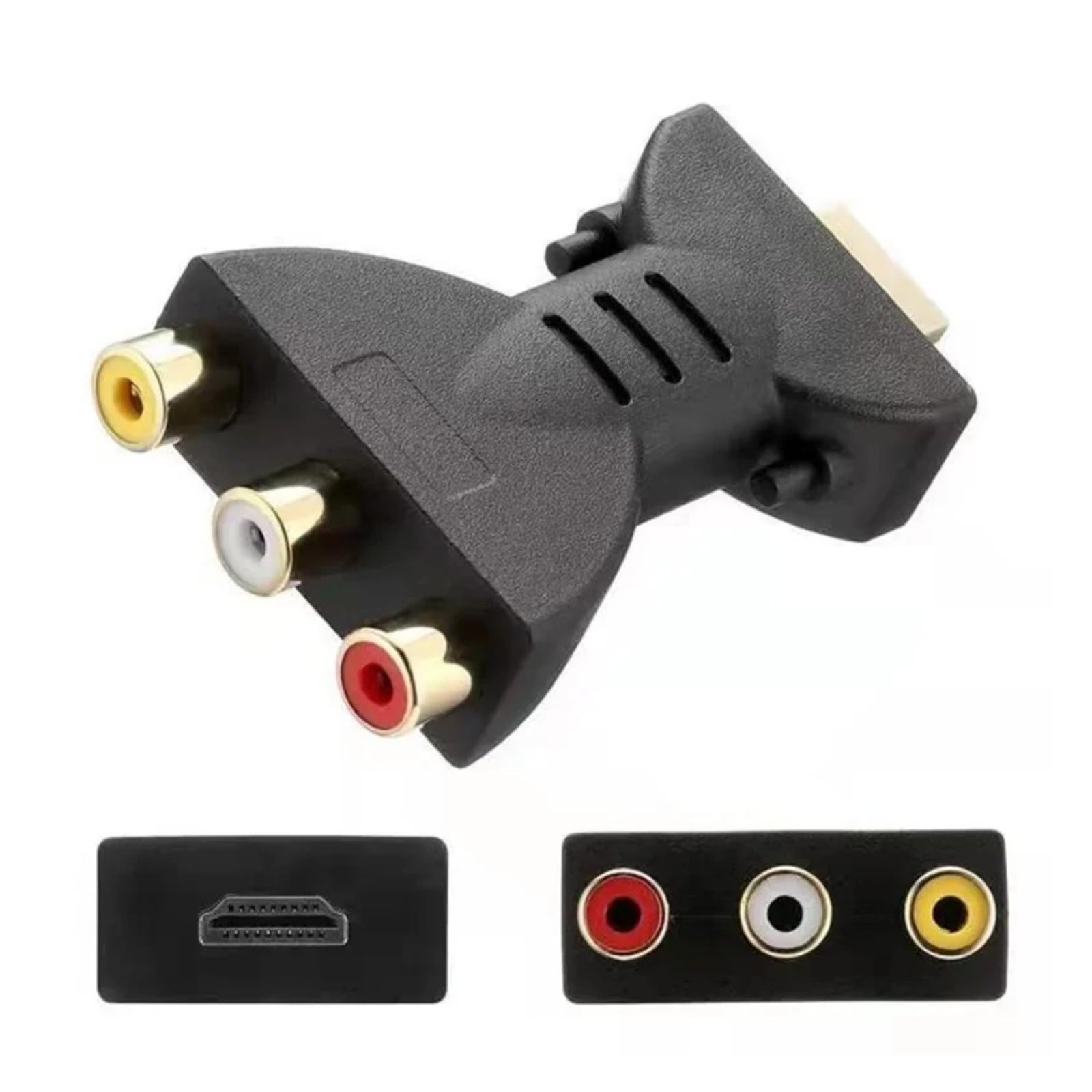 HDMI to AV Converter 3RCA Audio Video Connector for TV Projector