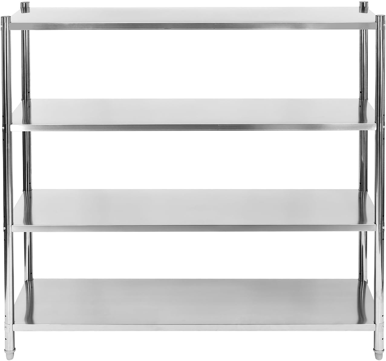Stainless Steel Shelving,4Tier Adjustable Heavy Duty