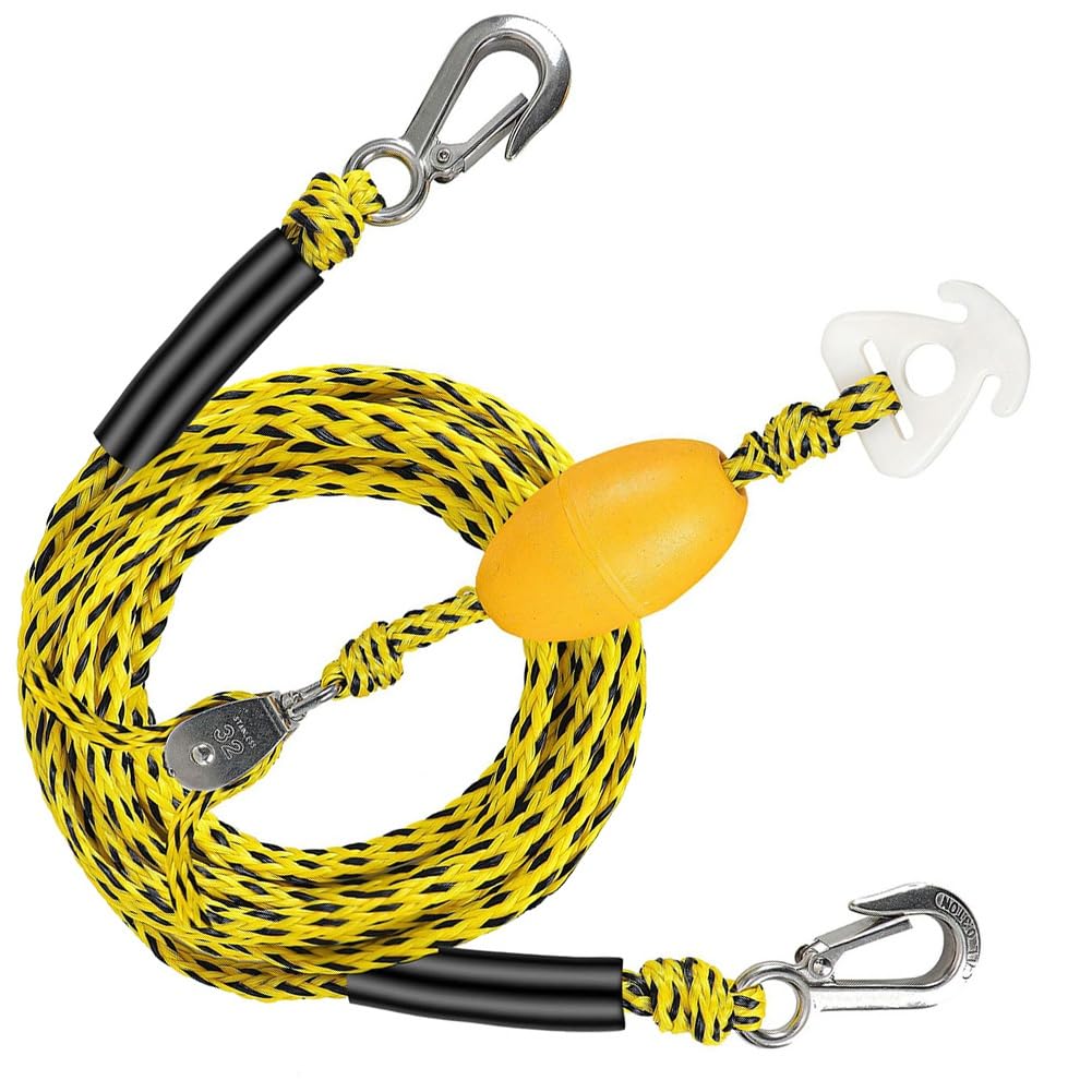 Corde Remorquage Portable Bouée Tractée Ski Wakeboard Polyvalente