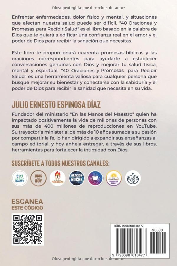 Miniatura 2 de 40 Oraciones y Promesas Para Recibir Salud En Las Manos Del Maestro (Spanish Edition)