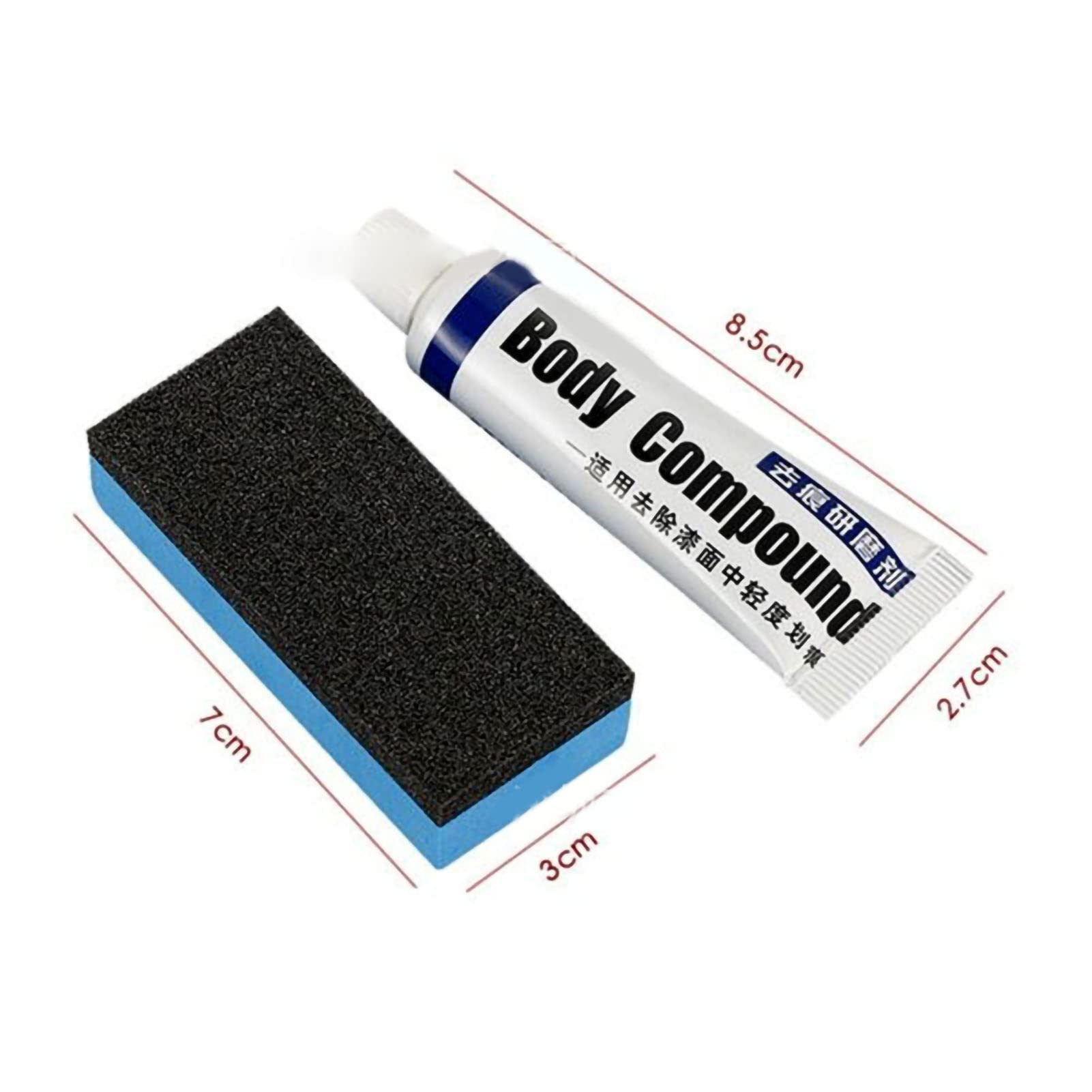 Car Scratch Removal Agent Scratch Removal Agent Car Scratch Remover Vehicle Paint Scratch Repair with Soft Sponge Pad Scratch Remover Polishing Wax Kit