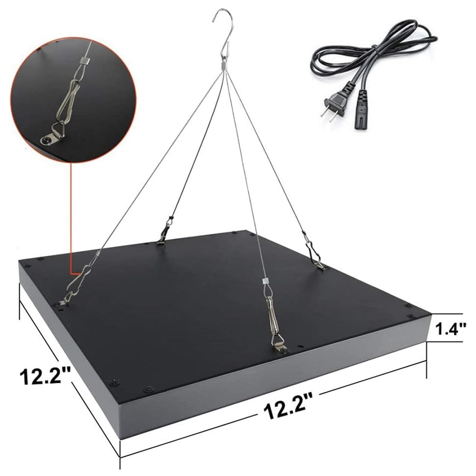 Lampa Opalająca Twarz 460 Nm, 45 W, Niebieska Lampa Samoopalająca Z 225 Diodami LED, Lampa Do Opalania Twarzy I Ciała Z Haczykiem I Okularami Ochronnymi, Regulowany Uchwyt, Do Twarzy I Ciała