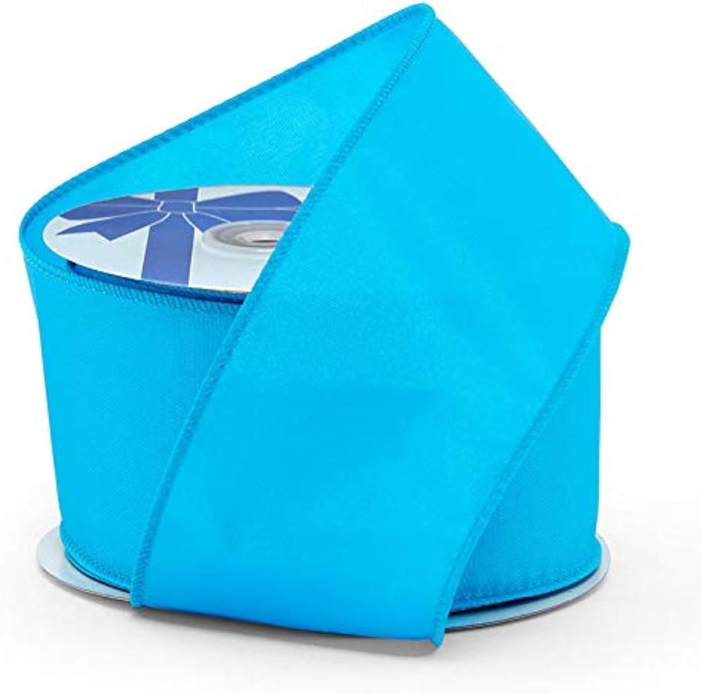 Yellow Wired Satin Ribbon 2 1/2" X 25 Yards