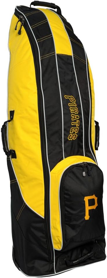 Team Golf MLB High-Impact Plastic Wheelbase, Smooth & Quite Transport, Includes Built-in Shoe Bag