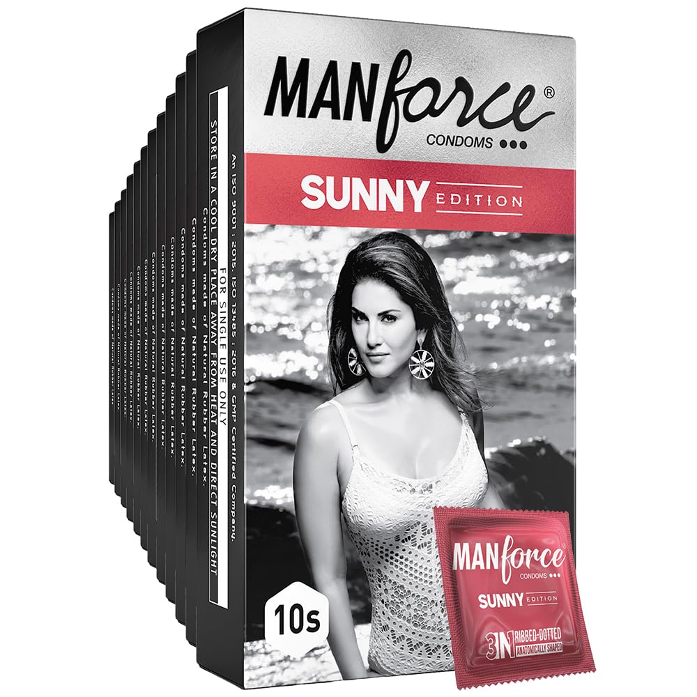 Manforce Sunny Edition Premium Flavoured Condoms for Men| 3-in-1 Ribbed, Dotted, & Anatomically Shaped for Intense Pleasure| Lubricated Latex Condoms 10 Pcs x Pack of 12-picture-15