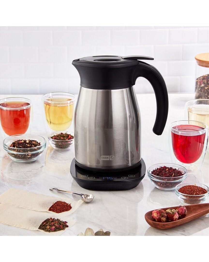 Amazon.com: Dash Insulated Electric Kettle, 1.7L Stainless Steel
