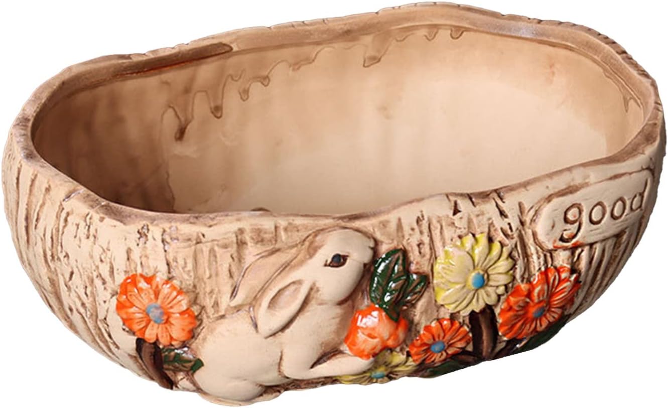 FRAKYEN Meaty Flower Pot Ceramic Big Flower Pot Simple