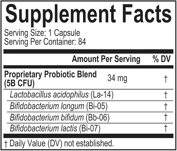 berkley jensen Probiotic for Women and Men, Probiotics for Digestive Health, Men and Womens Probiotic Capsules, NSF Certified, Compare to Align (84 Count (Pack of 1))