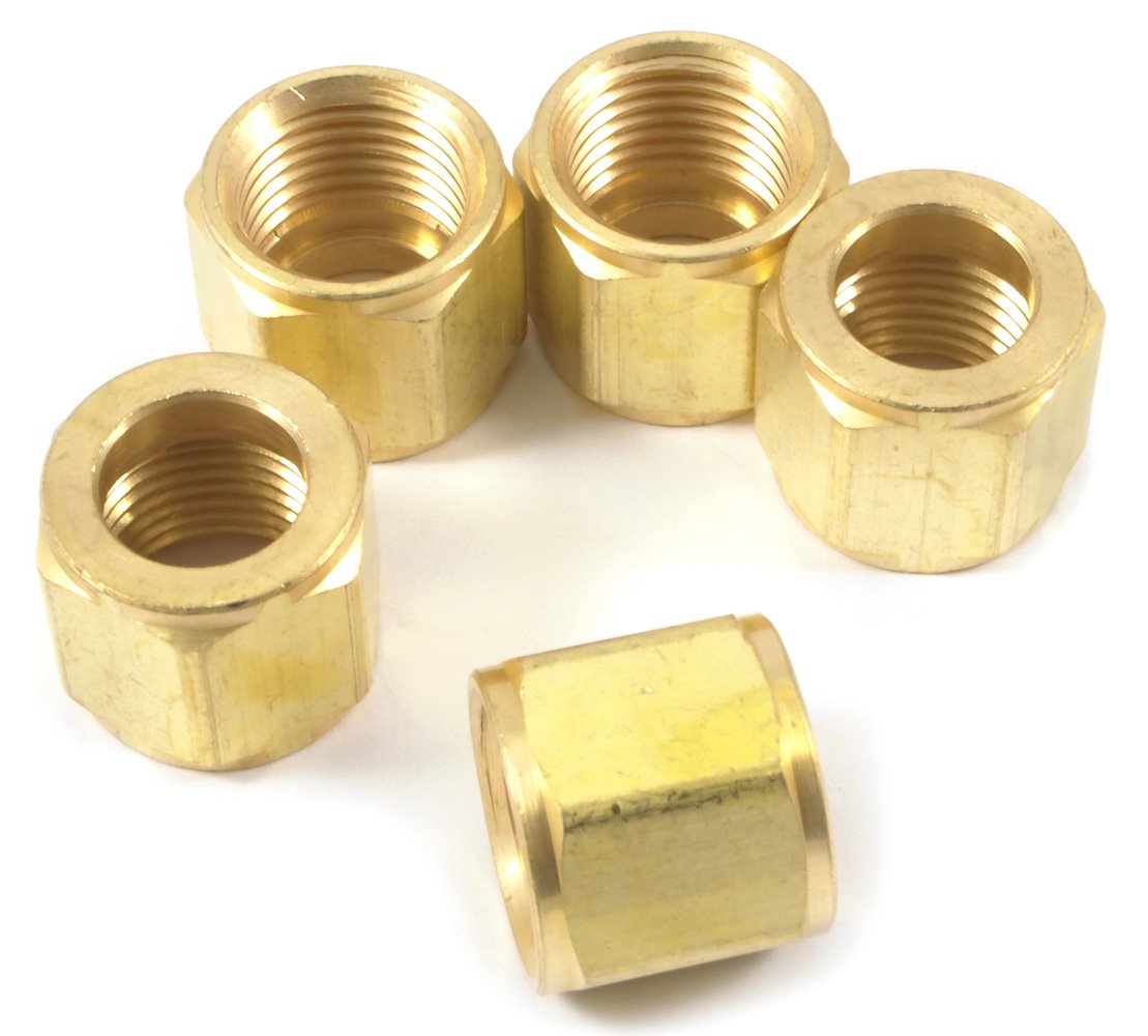 Forney 86125 Oxygen Acetylene Hose Repair Parts, Oxygen Nut, B-Size, 5-Pack
