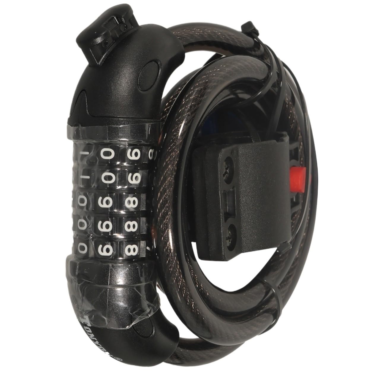 Bike Locks Bicycle 5 Digit Code Cable Lock Anti-Theft Bike Password Security Steel Cycling Parts
