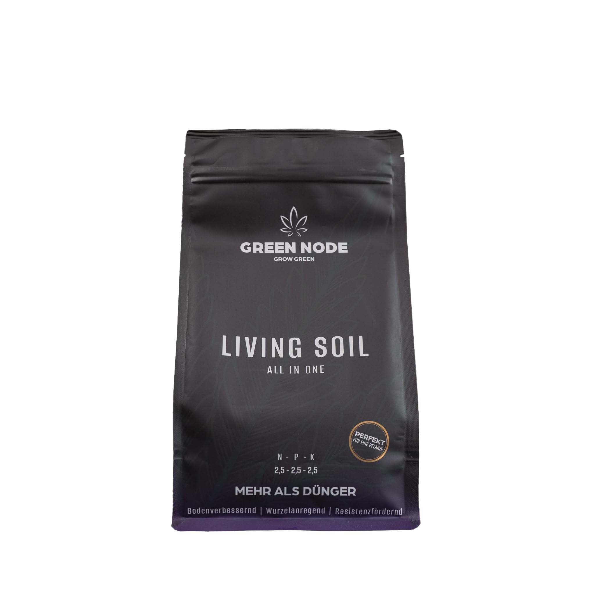 Living Soil | Perfekt für eine Pflanze | Komplettversorgung | Mikroorganismen & Pilzsporen | Wurzelanregend | Resistenzfördernd | Bodenverbessernd | NPK Düngemittel | für mind. 20 L Erde