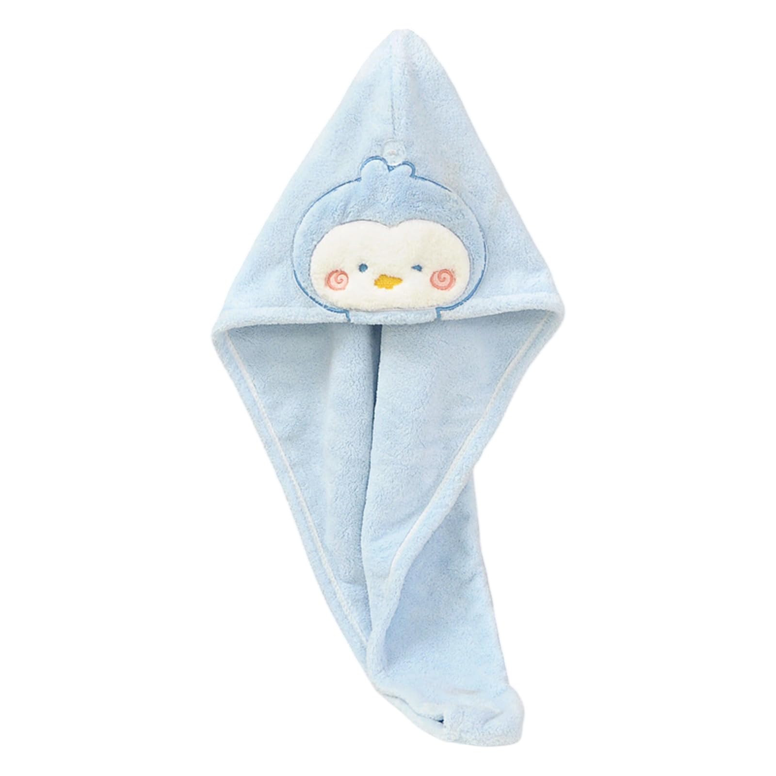 KAQNTUD Hair Drying Turban Strong Absorbent Soft Fleece Towel for Women Comfortable Anti Frizz Wrap for Children Women Hair Wrap with Button Closure