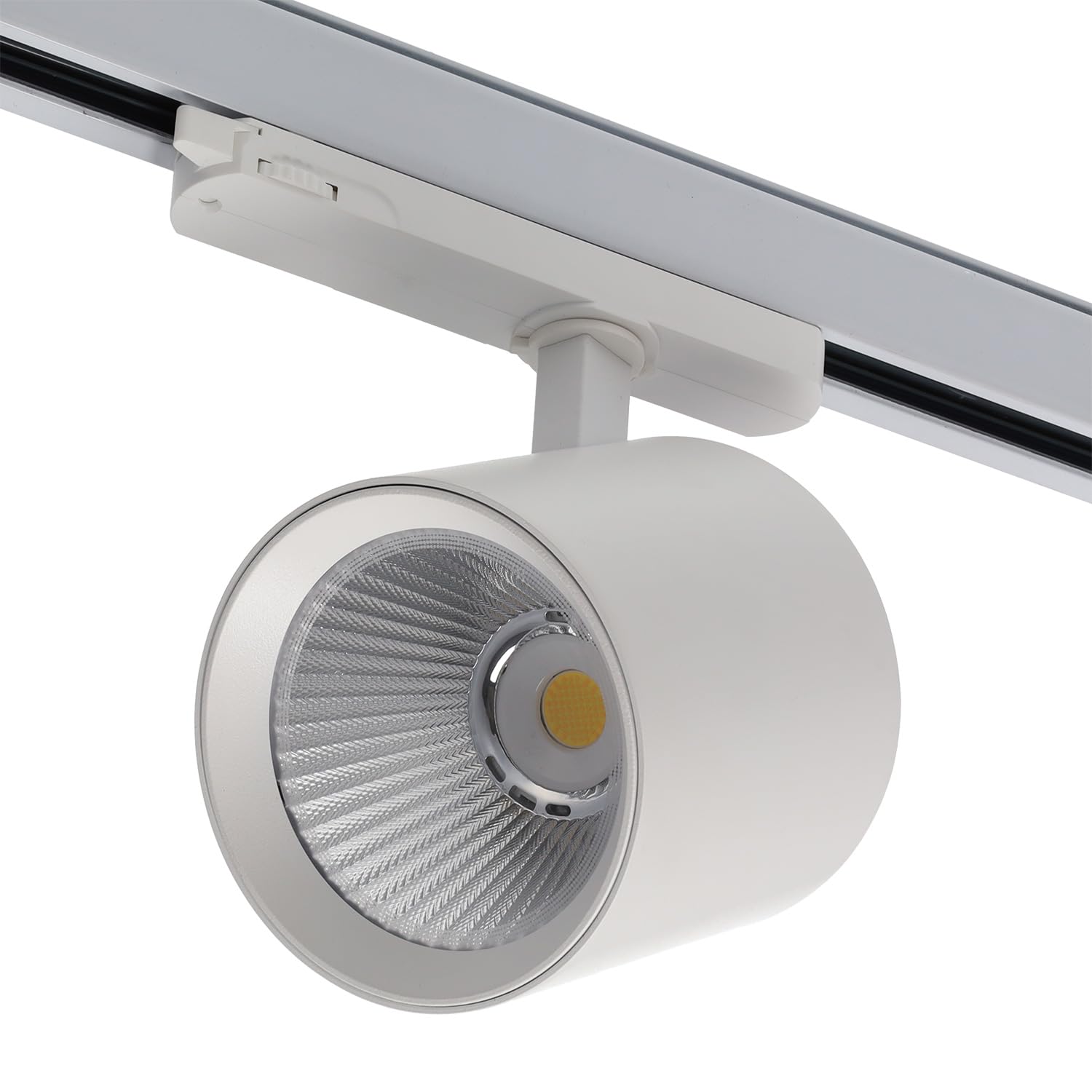 Foco de Carril LED 40W 90Lm/W CCT Tonalidad Luz Ajustable Driver Lifud Trifásico 50.000H | Greenice