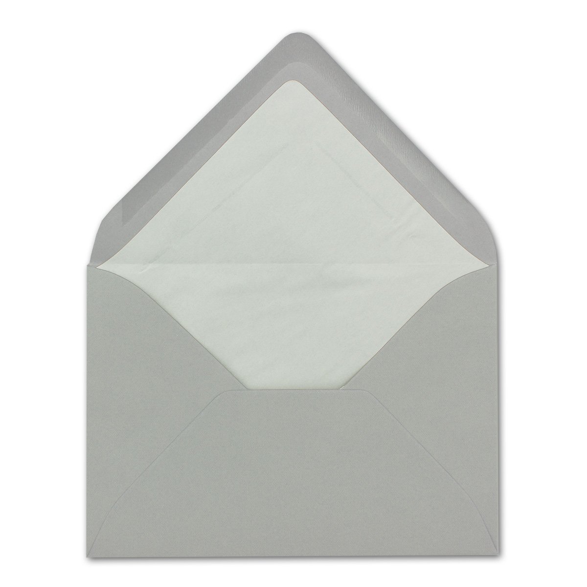 FarbenFroh by GUSTAV NEUSER 75 envelopes in light grey with white lining, envelopes in DIN B6 format, 12.5 x 17.6 cm - Image 4