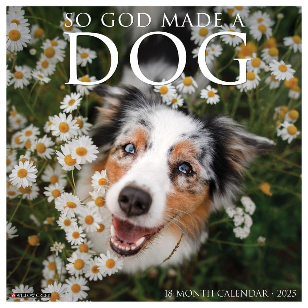 So God Made a Dog 2024 Calendar 2024 Layered Dog Calendar - Designs By Miss Mandee