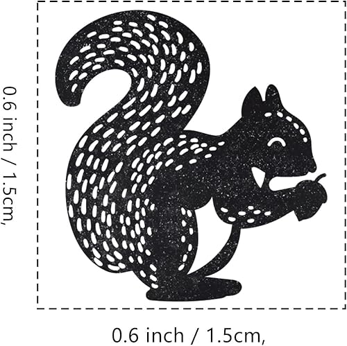 Miniatura 2 de Sello de goma de ardilla, mini sello pequeño de 3/5 pulgadas para álbumes de recortes, planificador de tarjetas