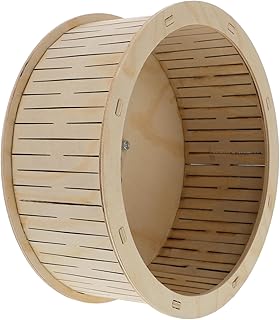 Ipetboom 3 Pçs Brinquedo Hamster Roda De Corrida Ouriço Roda Chinchila Roda De Madeira Hamster Trilha Animal Para Hamster Rodas De Plástico Hamster Exercício Roda De Madeira Pequenos