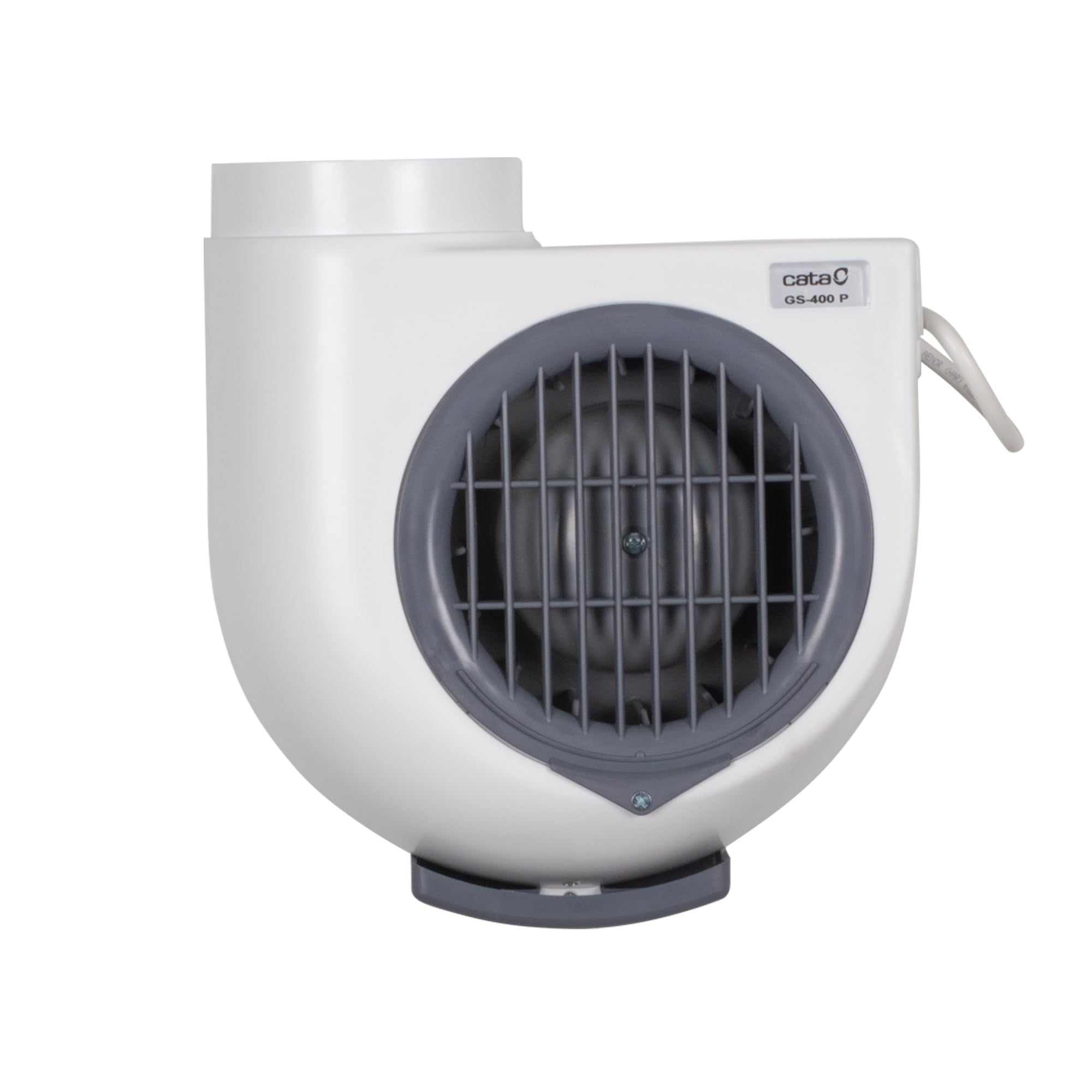 Cata Extractor Cocina GS 400P Gran Capacidad Extracción 290 m3/h 60W 23x24 cm Sistema Fácil Instalación 52 dB Termoresistente Color Blanco