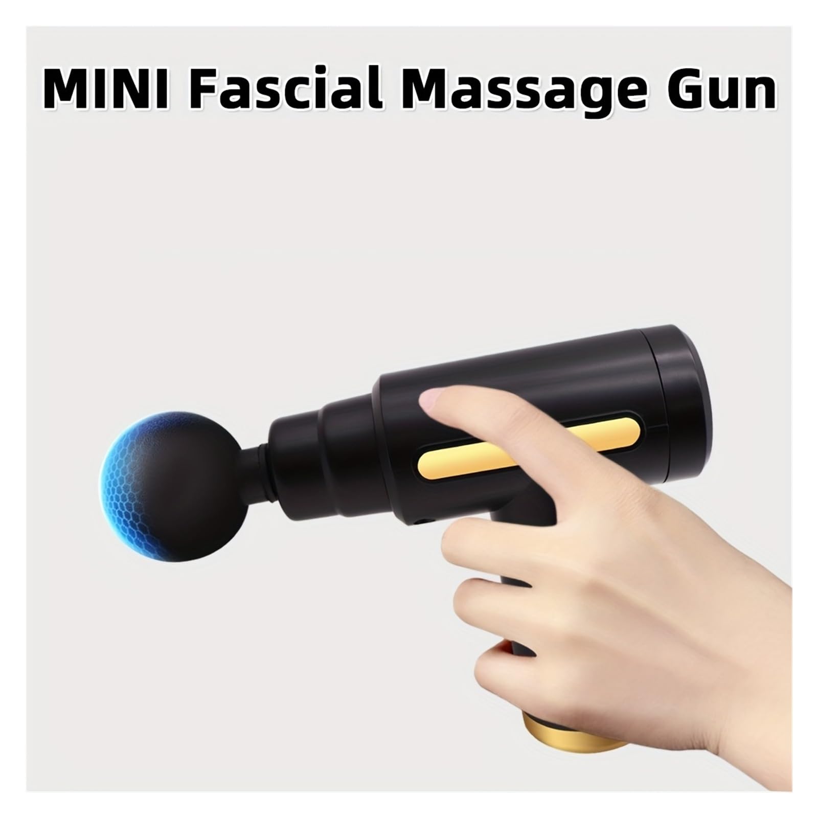 Pistolet do Masażu, Przenośna Cyfrowa Fascia Gun Elektryczny Masażer Z LED dla rozluźnienia mięśni