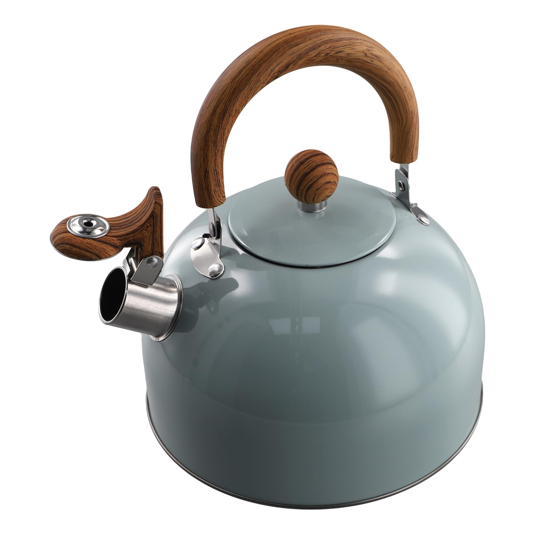 CTRLZS 3L Liter Stainless Steel Whistle Kettle Thickened Kettle Gas Induction Cooker Universal Kettle Whistle Kettle