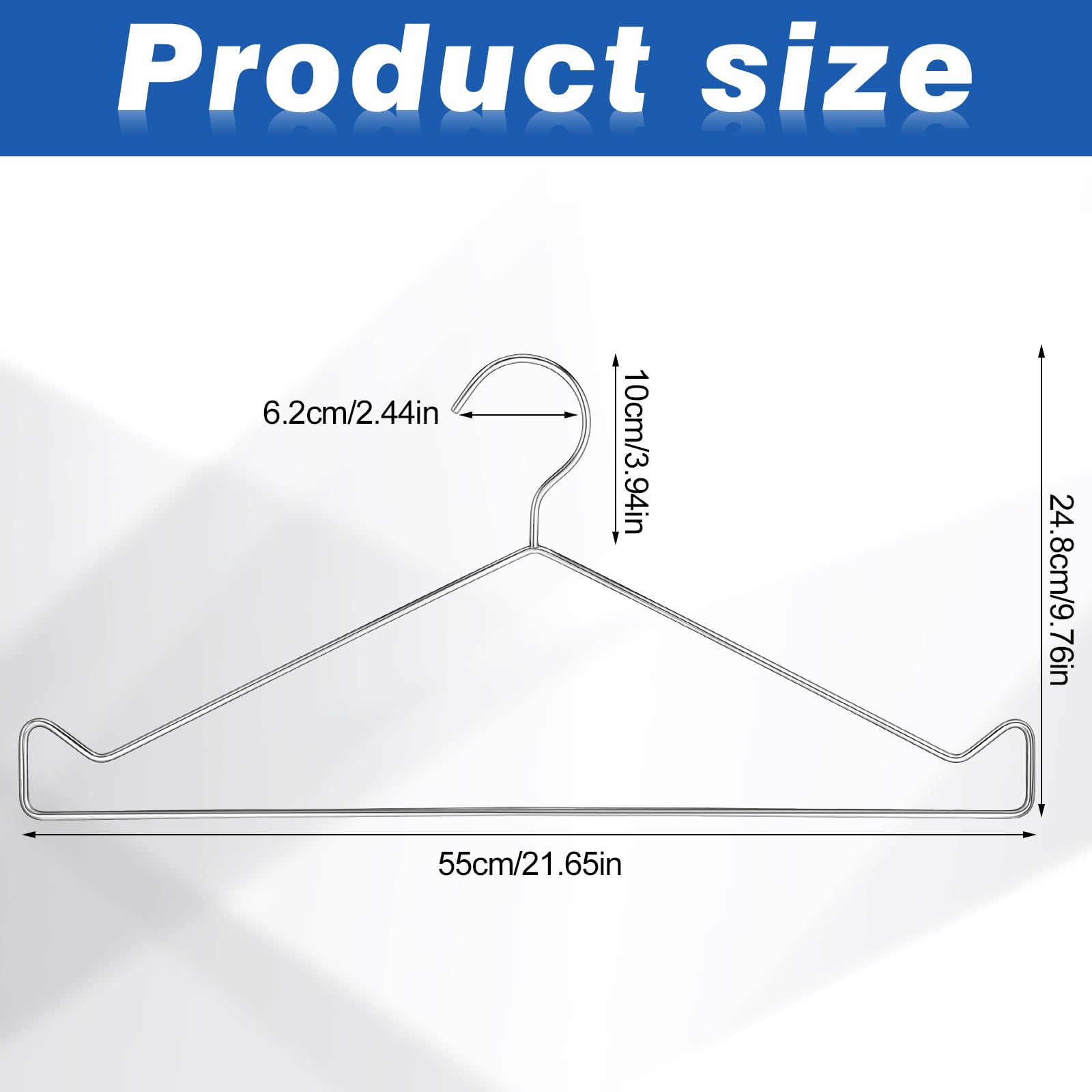 Wonderjune 2 Pack X Ray Apron Hangers Radiation Protection Heavy Duty Silver Metal Apron Hangers for Radiation Workstations