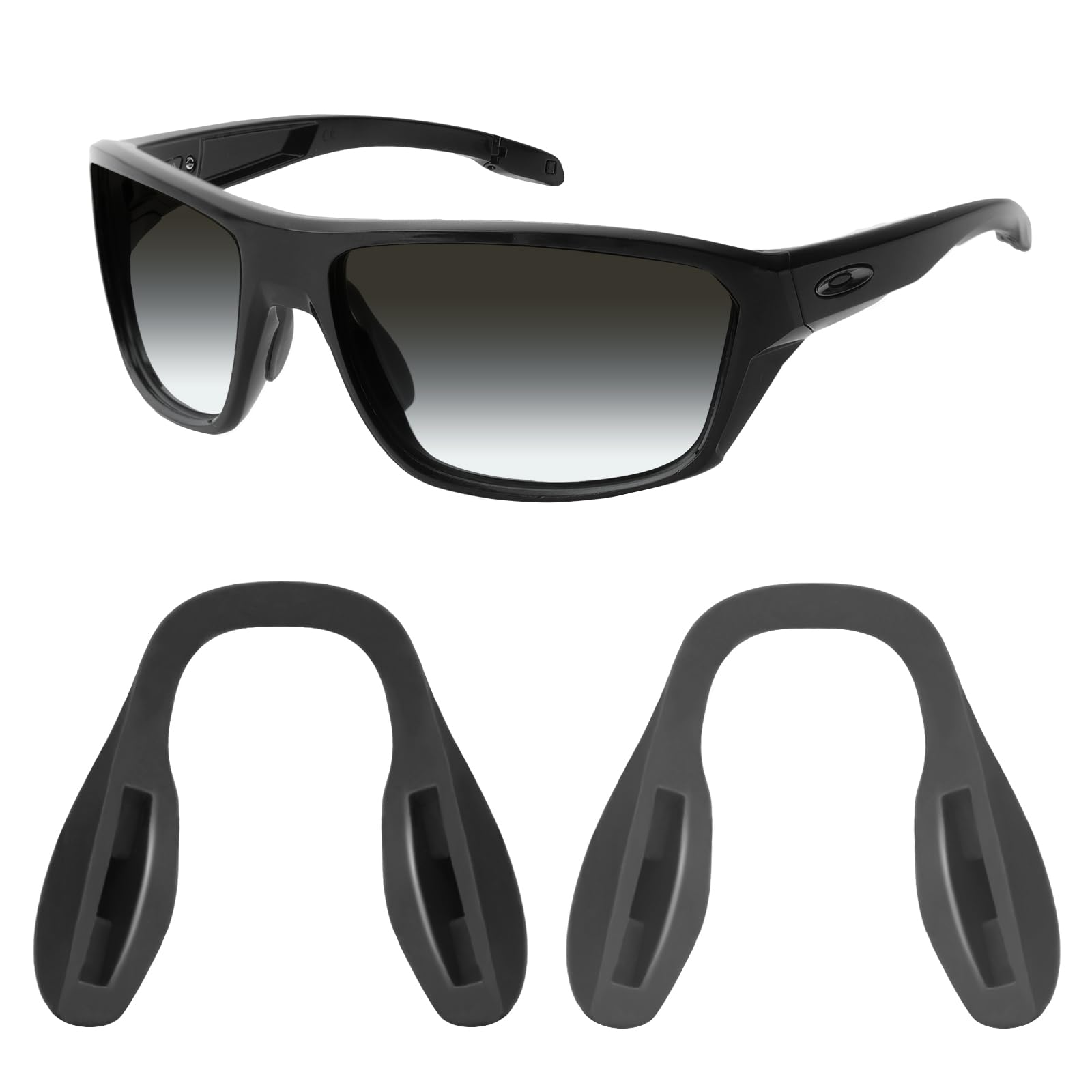 Mryok Replacement Nose Piece Nose Pads for Oakley Split Shot OO9416/Split Time/Crossrange/Crossrange R/XL Sunglass - Options