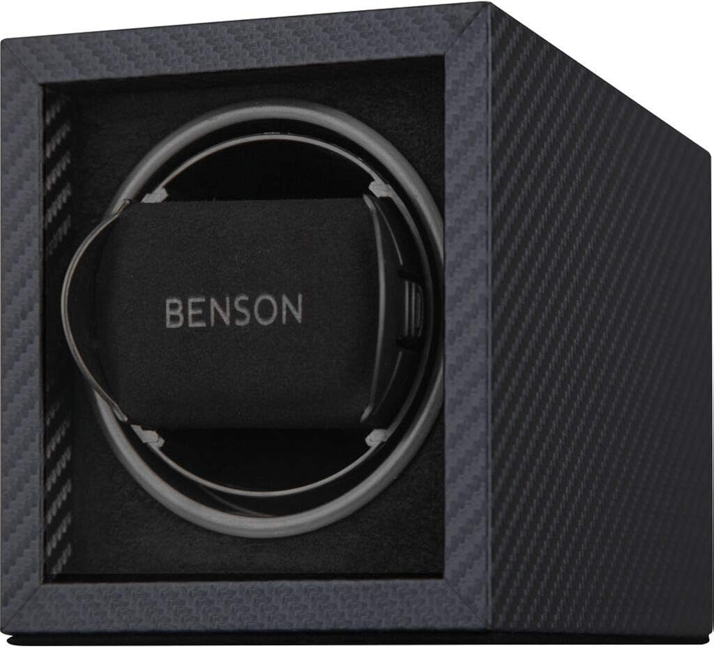 Benson Compact Series Single Watch Winder |Carbon Fiber : Clothing, Shoes & Jewelry