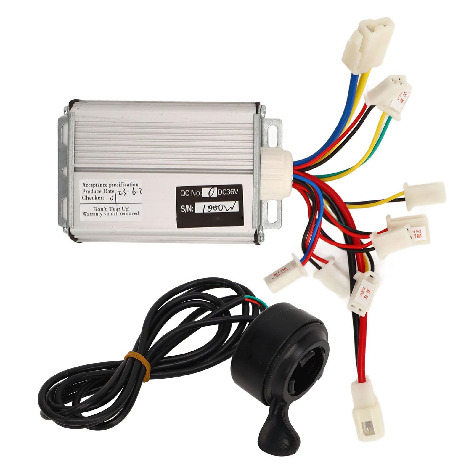 Kit Accélérateur Pouce Pour Vélo électrique – 36V 1000W – Contrôleur Inclus – Convertisseur MA