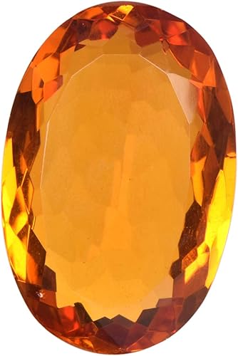 GEMHUB Piedras preciosas sueltas para hacer joyas Corte ovalado Citrino amarillo 112,50 quilates piedras preciosas sueltas para collares, Gema,