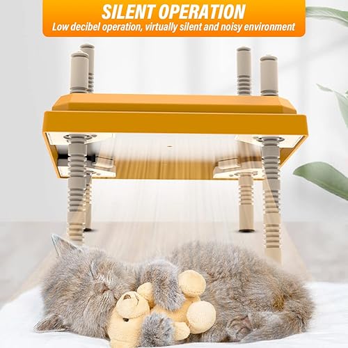 Miniatura 8 de Placa calefactora de pollitos, placa calefactora para criar, calentador de pollitos, altura ajustable, caja de sujeción de pollos lámpara de calor