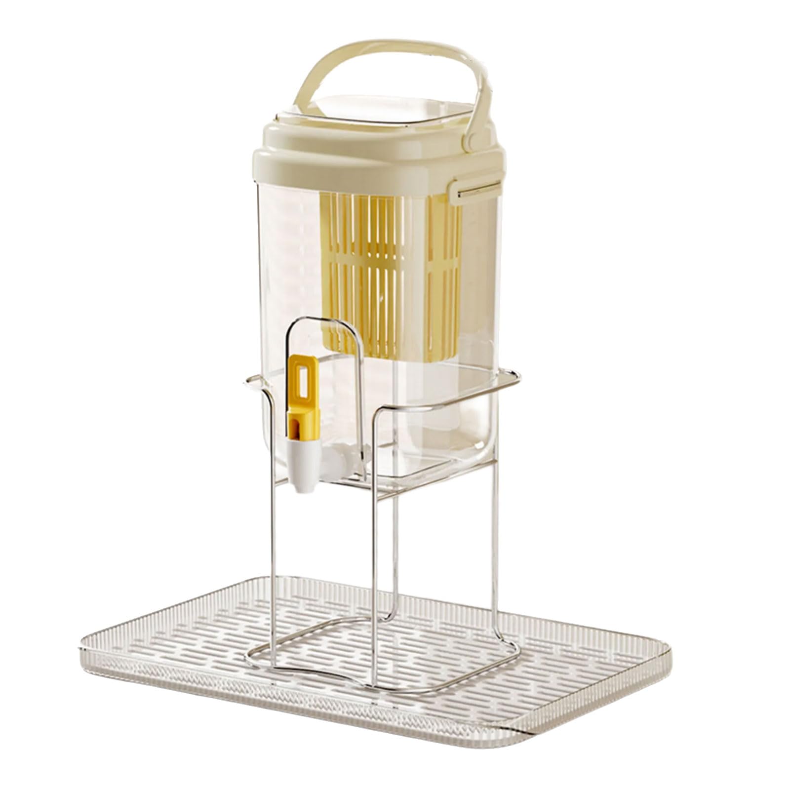 MALSSE Iced Drink Dispenser Pitcher, Leak-Proof Design with Easy-Pour Tap, Large Capacity for Fridge Storage Leak Proof Iced Beverage Dispenser