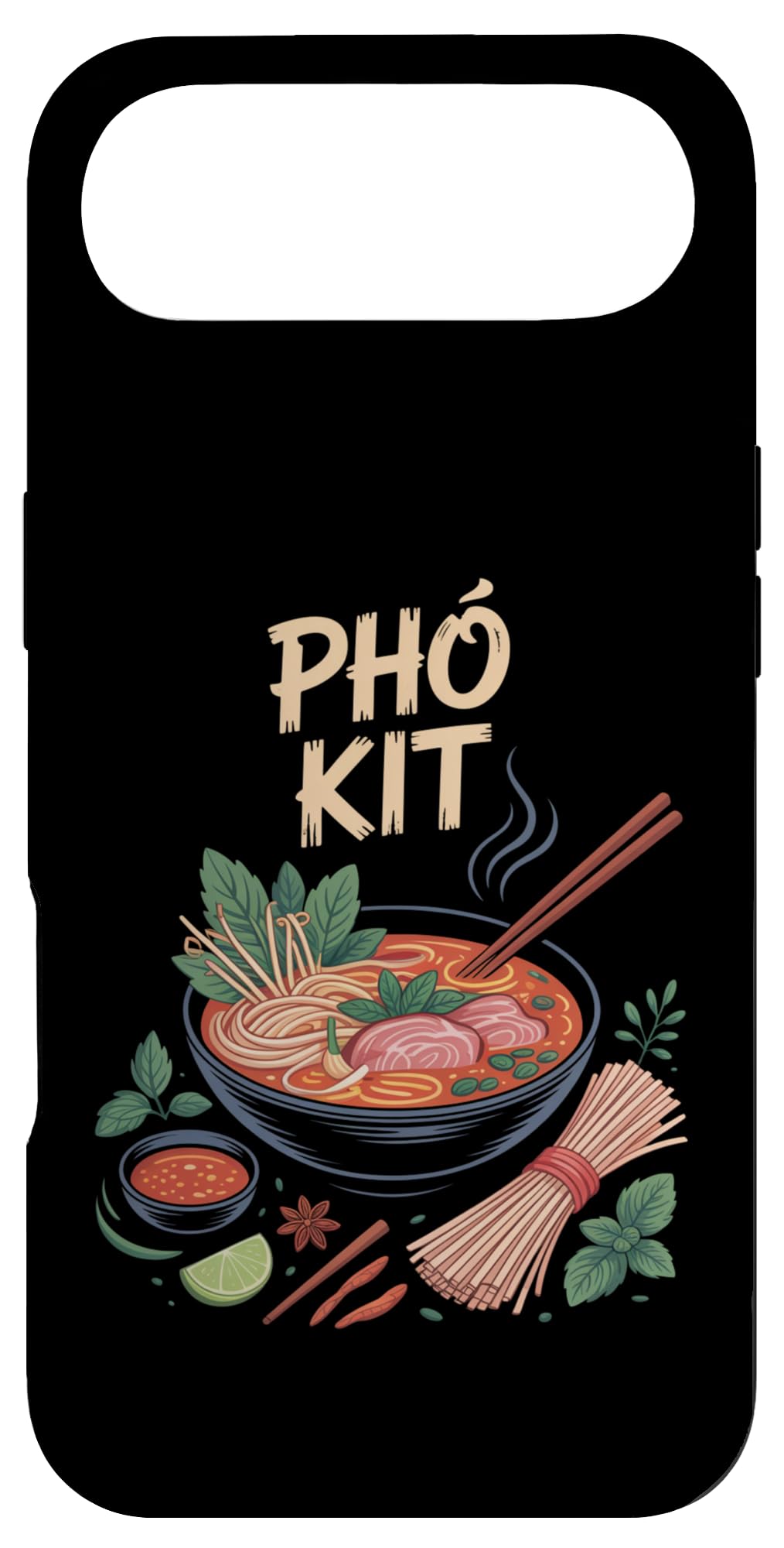 PHO Kit Vietnamese Noodle Soup Bowl Herbs Lime Chili Case for iPhone Air