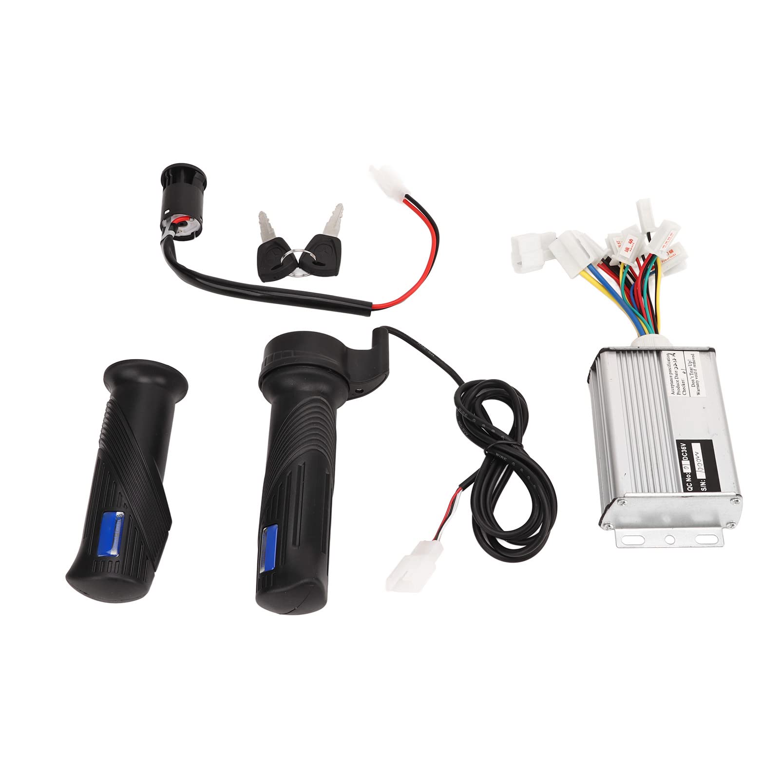 36 V 1000W gebürsteten Motor Controller GRAP Grip Set Electric Scooter Controller Set Motor Control -Einheit mit elektrischem Stromverriegelungsschloss für Fahrradmodifikation