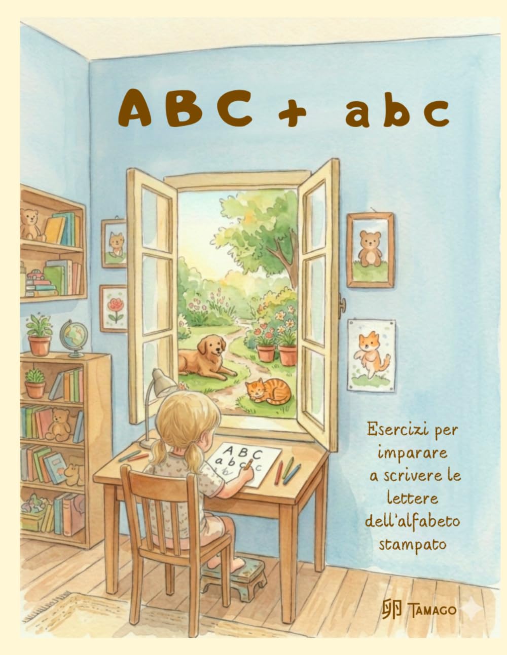 ABC + abc: Esercizi per imparare a scrivere le lettere dell'alfabeto stampato