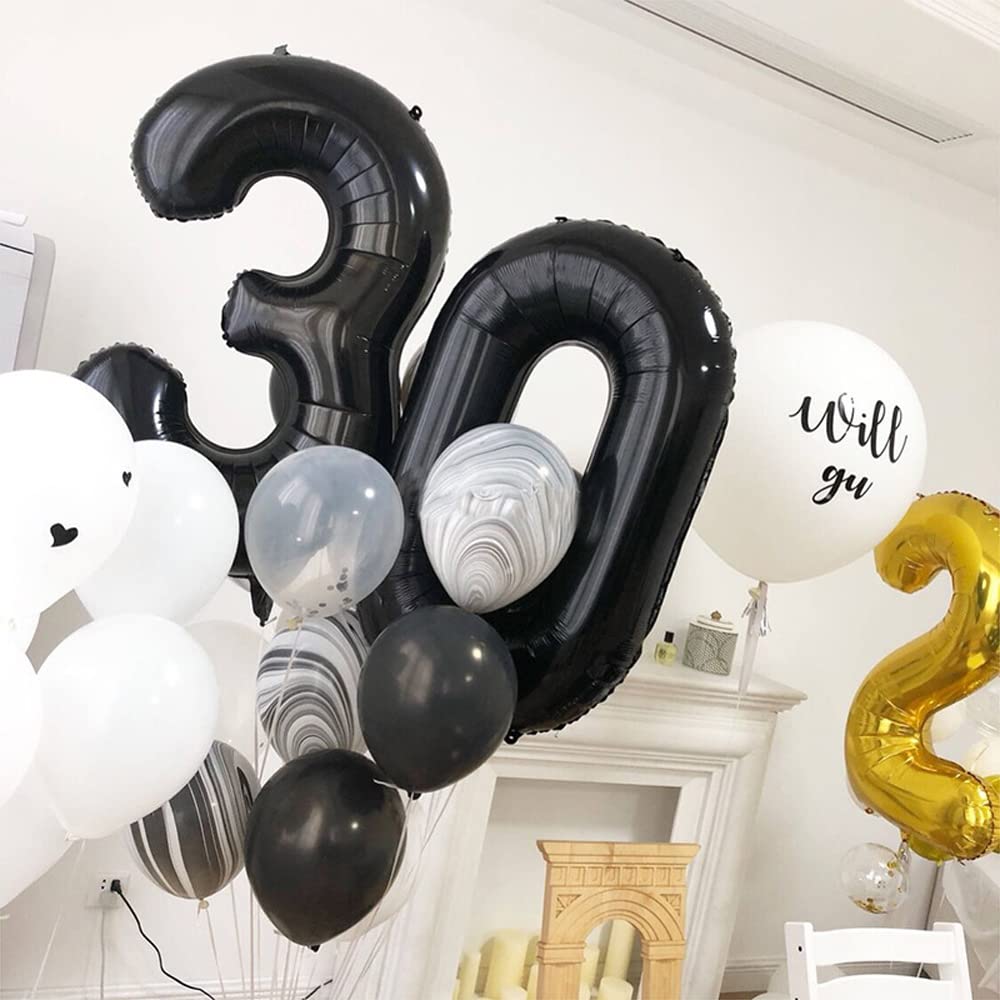 Amazon | FAMULIA 数字 風船 バルーン 誕生日 大きい 特大サイズ