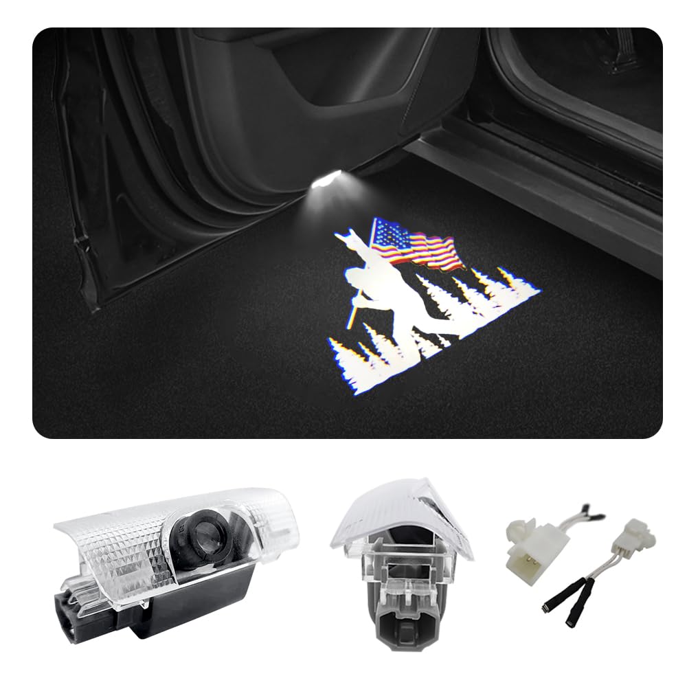 Amazon.com: 2 PCS LED Car Door Logo Lights Compatible for 4Runner