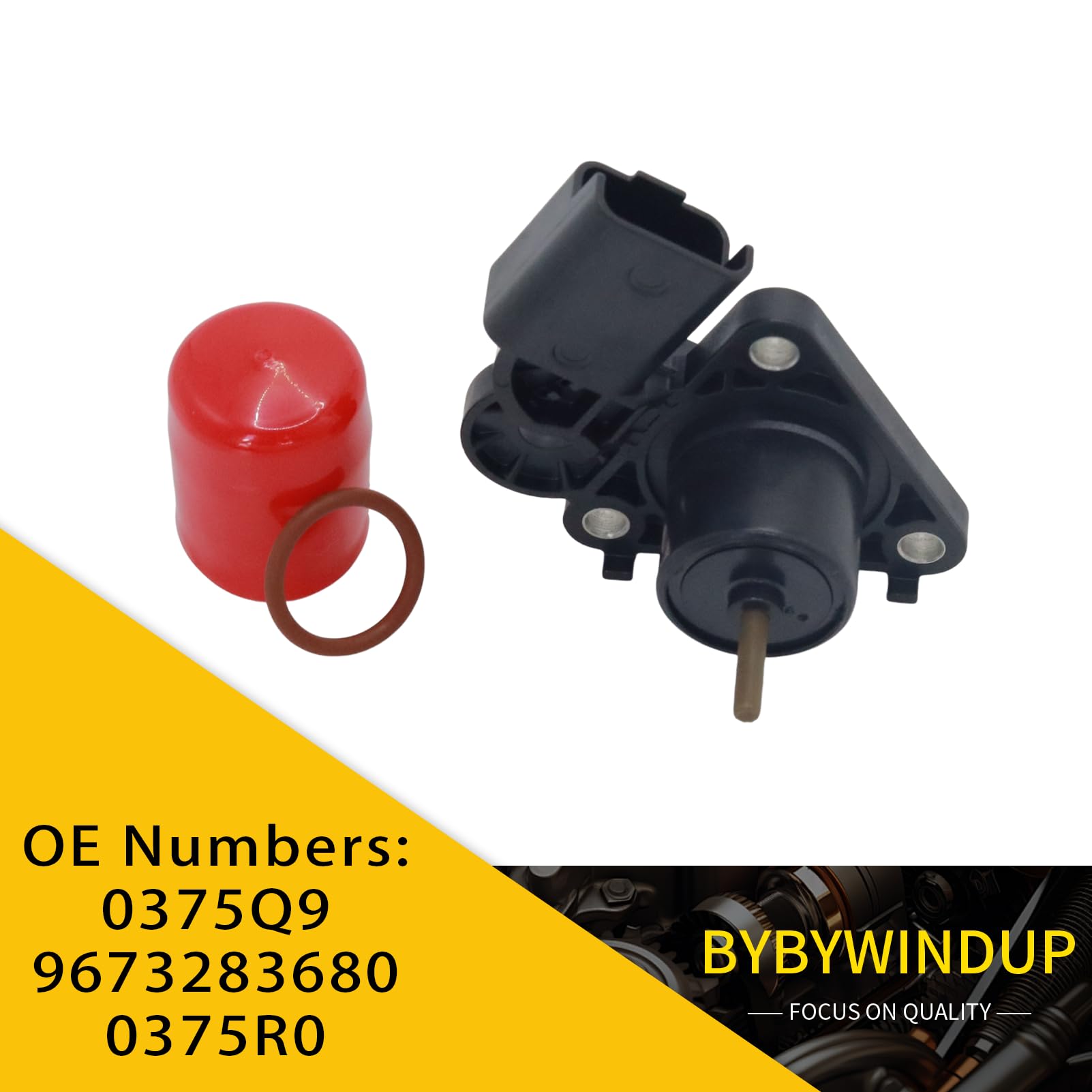 Capteur de position compatible avec Citroën C3 C4 Peugeot 207 208 1.4 HDi 1.6 HDi, remplacement pour 9643365680 0375Q9