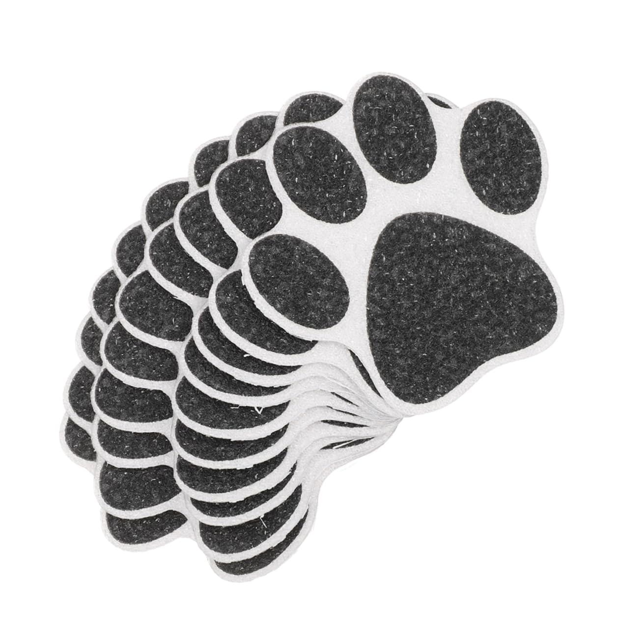 HAPINARY 20pcs Non- Cat Dog Paw Print Floor Stickers for Bathroom Kitchen and Bathtub Easy to Install - Shower Decals Safety Stickers