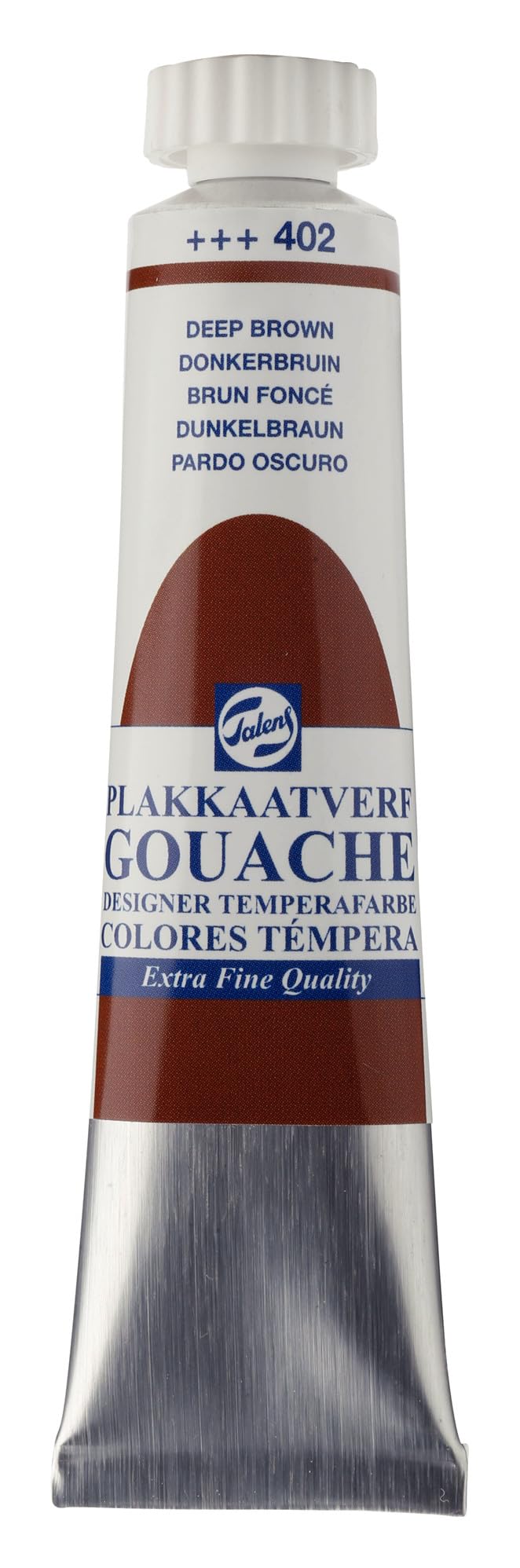 Talens Deep Brown Gouache Extra Fine Quality Tube 20 Ml 402